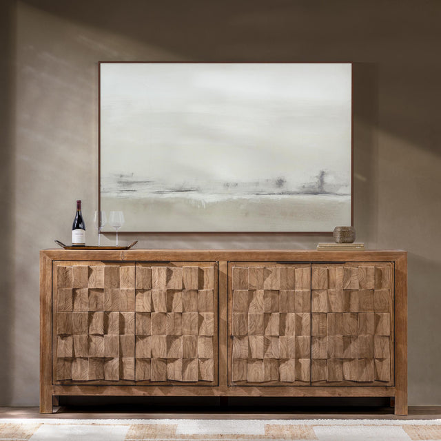 Gama Drifted Sand 4 Door Cabinet - Ornate Home
