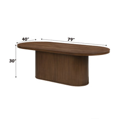 Gamarya Oak Dining Table - Ornate Home