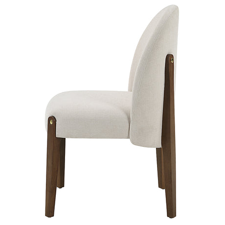 Gamarya White & Oak Side Chair (Set of 2) - Ornate Home