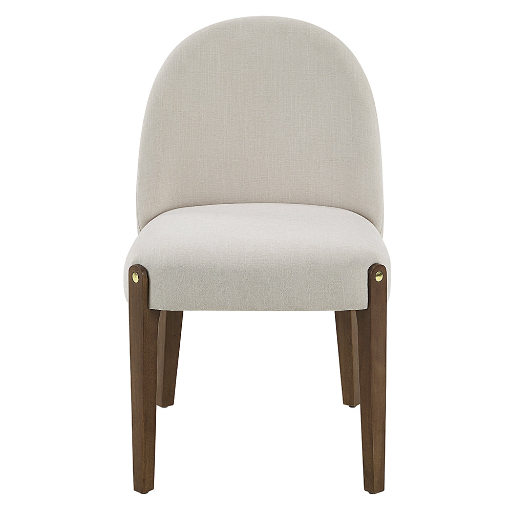Gamarya White & Oak Side Chair (Set of 2) - Ornate Home