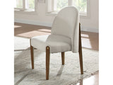 Gamarya White & Oak Side Chair (Set of 2) - Ornate Home