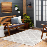 Gambang 3D Trellis Outdoor Area Rug - Clearance - Ornate Home