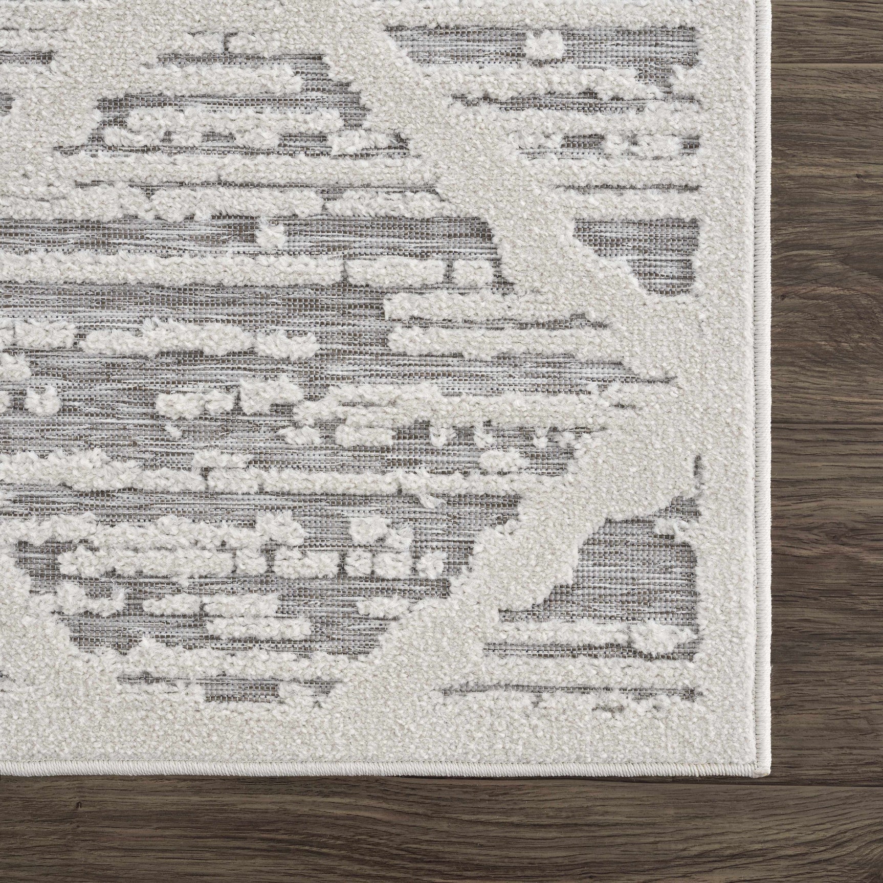 Gambang 3D Trellis Outdoor Area Rug - Clearance - Ornate Home