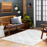 Gambang 3D Trellis Outdoor Area Rug - Clearance - Ornate Home