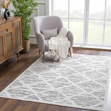 Gambang 3D Trellis Outdoor Area Rug - Clearance - Ornate Home