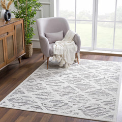 Gambang 3D Trellis Outdoor Area Rug - Clearance - Ornate Home