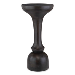 Gambit Black Hourglass Accent Table - Ornate Home