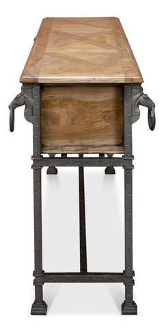 Game Of Thornes Tan Console Table - Ornate Home