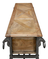 Game Of Thornes Tan Console Table - Ornate Home