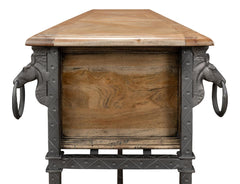 Game Of Thornes Tan Console Table - Ornate Home