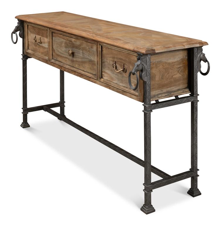 Game Of Thornes Tan Console Table - Ornate Home