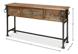 Game Of Thornes Tan Console Table - Ornate Home