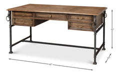 Game Of Thornes Tan Desk - Ornate Home