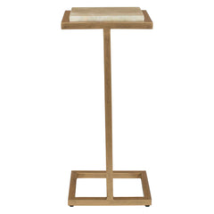 Gamora Gold/Green Marble Drink Table - Ornate Home