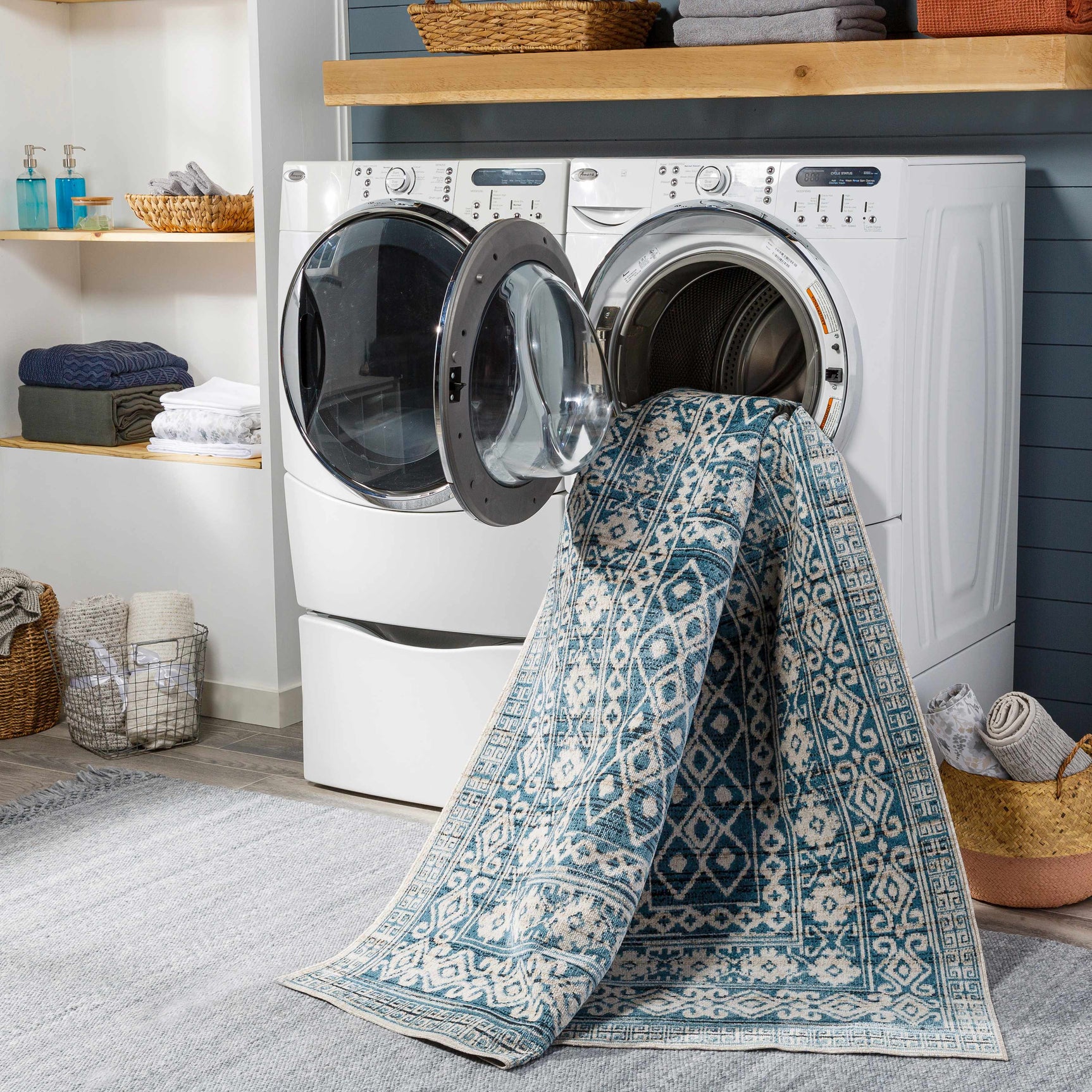 Gandy Washable Area Rug - Clearance - Ornate Home