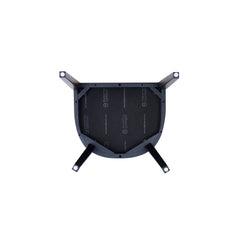 Gansevoort Faux Leather Dining Armchair in Pewter - Ornate Home