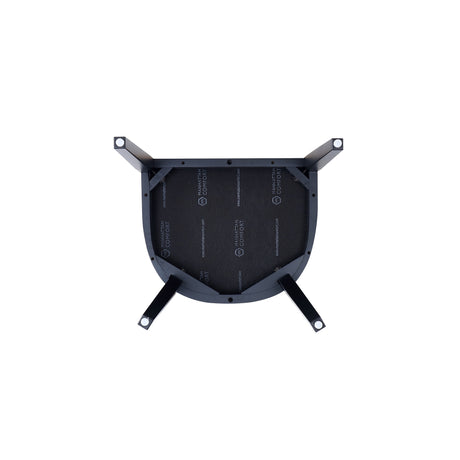 Gansevoort Faux Leather Dining Armchair in Pewter - Ornate Home