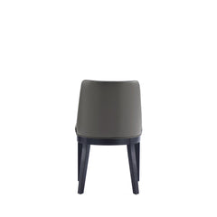 Gansevoort Faux Leather Dining Chair in Pebble Grey (set of 2) - Ornate Home