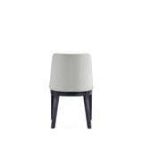 Gansevoort Faux Leather Dining Chair in Stone Grey (set of 4) - Ornate Home