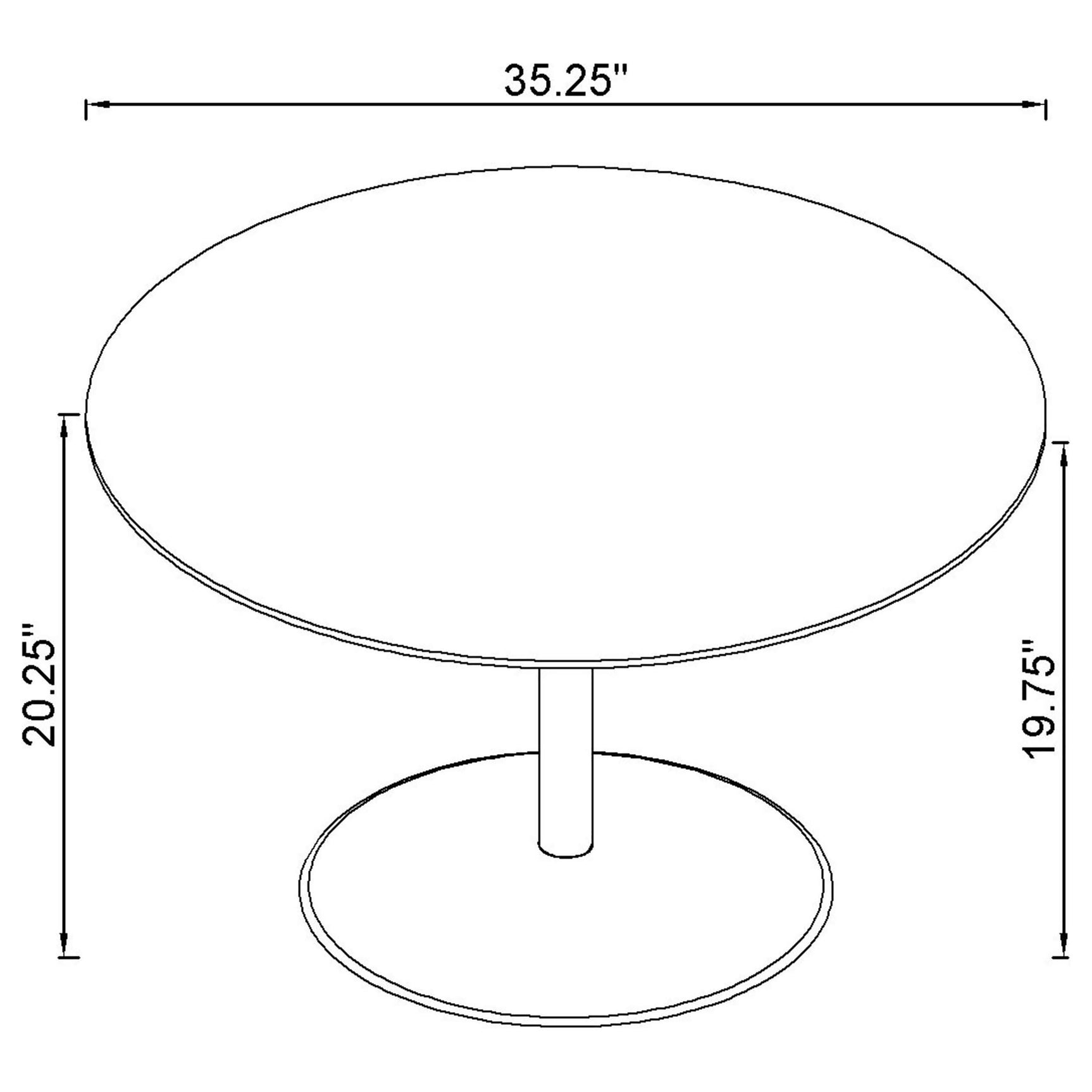 Ganso Black 3-piece Round Glass Top Coffee and End Table Set - Ornate Home
