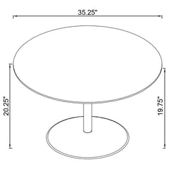 Ganso Black Coffee Table - Ornate Home