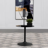 Ganso Black End Table - Ornate Home