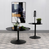 Ganso Black End Table - Ornate Home