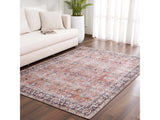 Ganyangan Red Washable Rug - Ornate Home