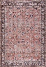 Ganyangan Red Washable Rug - Ornate Home