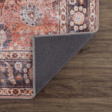 Ganyangan Red Washable Rug - Ornate Home