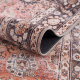 Ganyangan Red Washable Rug - Ornate Home