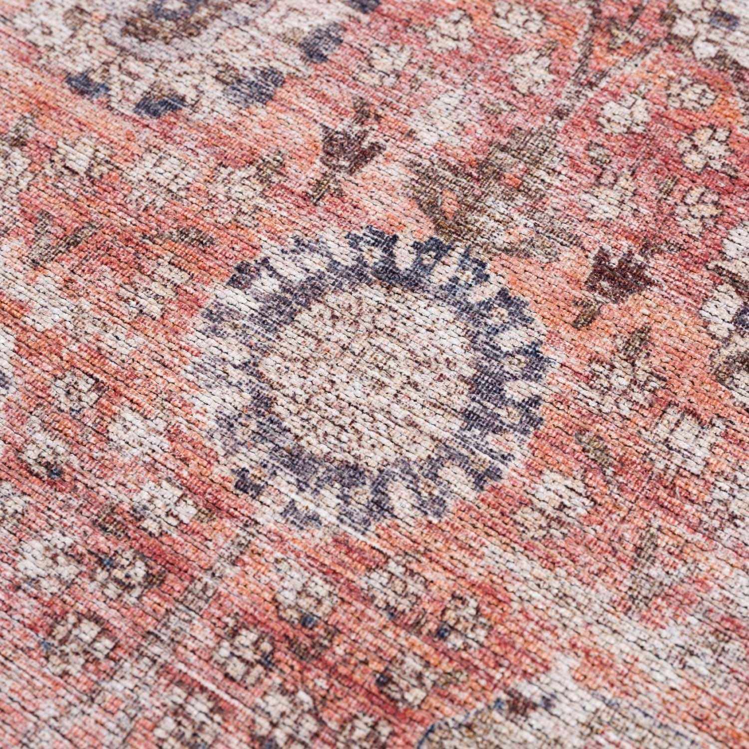 Ganyangan Red Washable Rug - Ornate Home