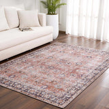 Ganyangan Red Washable Rug - Ornate Home