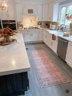 Ganyangan Red Washable Rug - Ornate Home