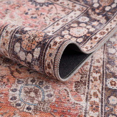 Ganyangan Red Washable Rug - Ornate Home