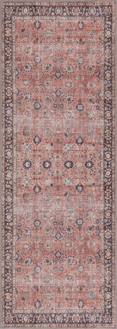 Ganyangan Red Washable Rug - Ornate Home