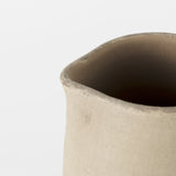 Garand Black/Natural Large Two-Toned Ceramic Jug - Ornate Home