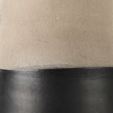 Garand Black/Natural Large Two-Toned Ceramic Jug - Ornate Home