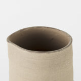 Garand White/Natural Medium Two-Toned Ceramic Jug - Ornate Home