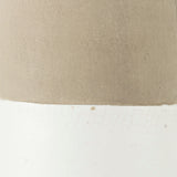 Garand White/Natural Medium Two-Toned Ceramic Jug - Ornate Home