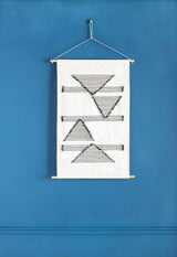 Garber Monochrome Geometric Wall Hanging - Ornate Home