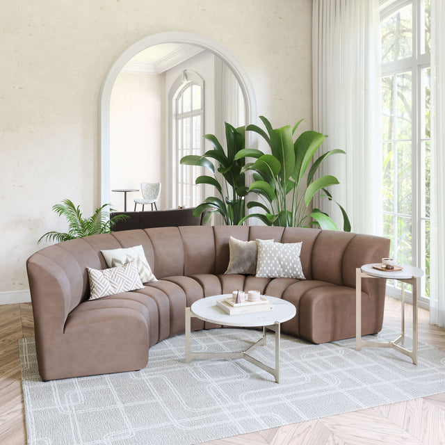 Garbi Beige Modular Sectional - Ornate Home