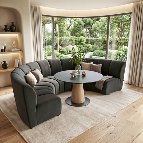 Garbi Black Modular Sectional - Ornate Home
