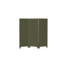 Garbo Deep Olive Lacquer Screen - Ornate Home