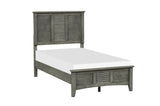 Garcia Cool Gray 4-piece Twin Bedroom Set - Ornate Home