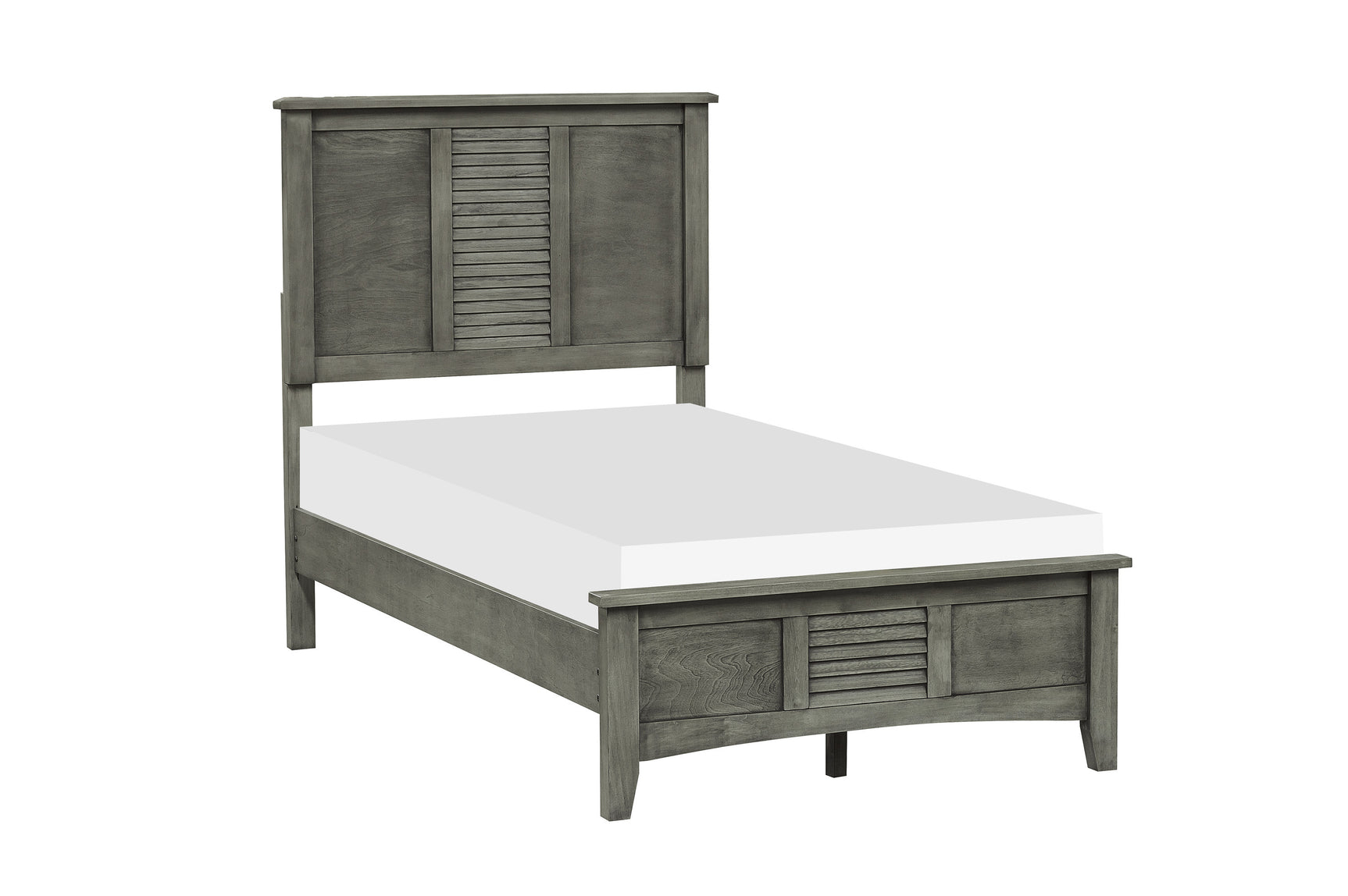 Garcia Cool Gray 4-piece Twin Bedroom Set - Ornate Home