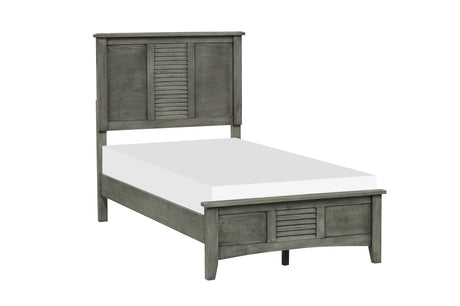 Garcia Cool Gray 4-piece Twin Bedroom Set - Ornate Home