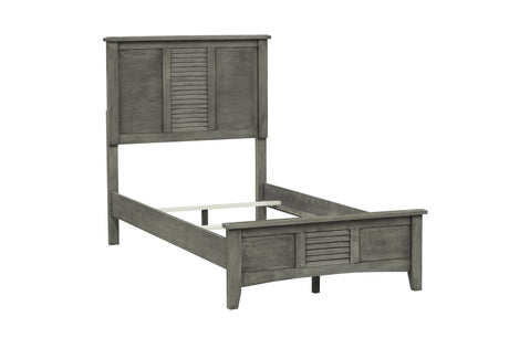 Garcia Cool Gray 4-piece Twin Bedroom Set - Ornate Home