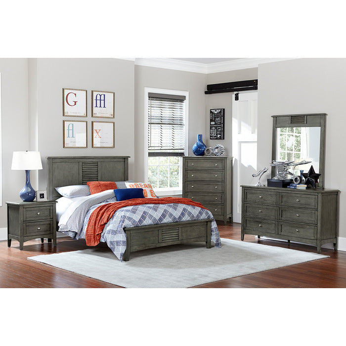 Garcia Gray Full Bed - Ornate Home