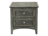 Garcia Gray Nightstand - Ornate Home